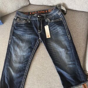 Rock Revival Dark Blue Boot Cut Jeans